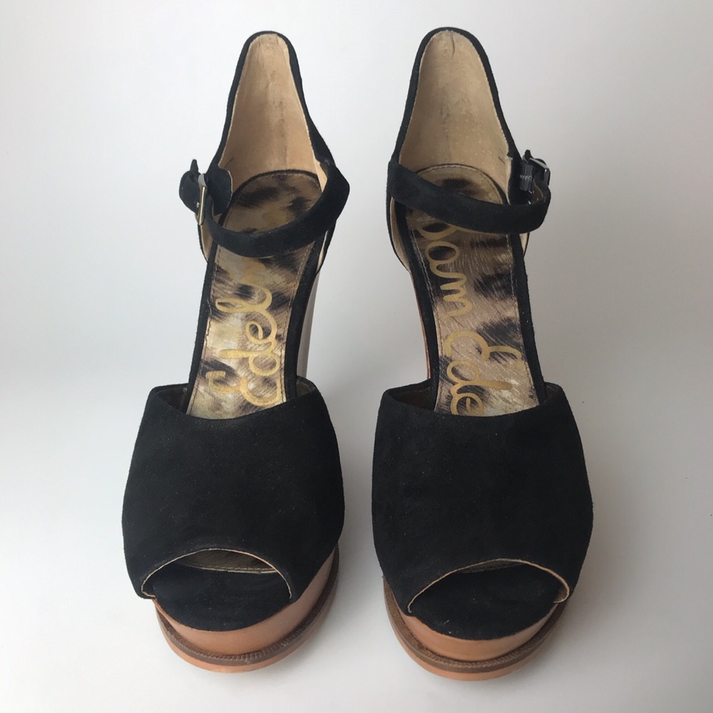 Sam Edelman | Black Wedges - Picture 2 of 4